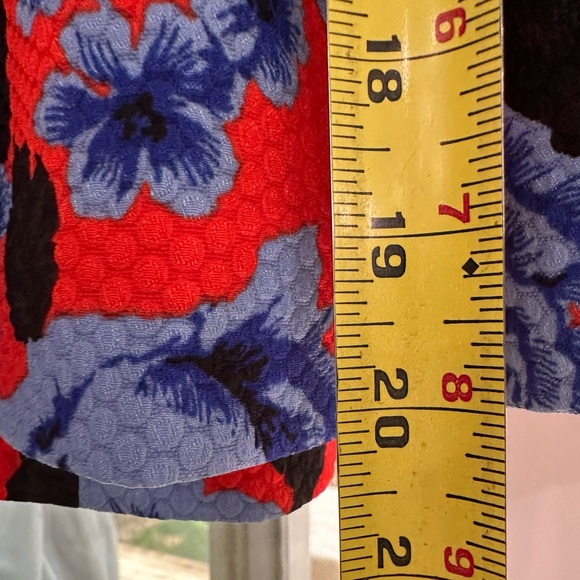 Anthropologie HD in Paris Tiered Floral Pockets Flouncy BEAUTIFUL Skirt Medium - Picture 9 of 16